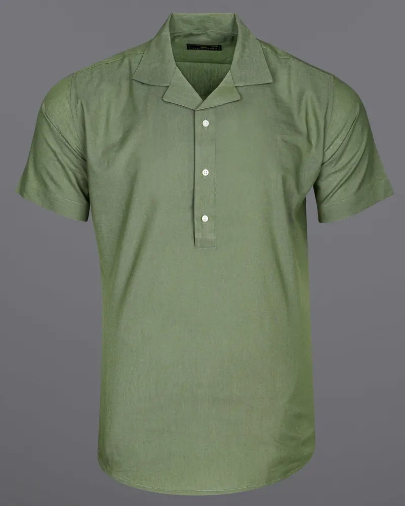Limed Ash Blue Royal Oxford Designer Shirt 2