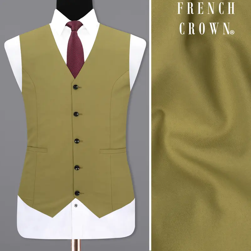 Limed Oak Solid Sports Waistcoat 1