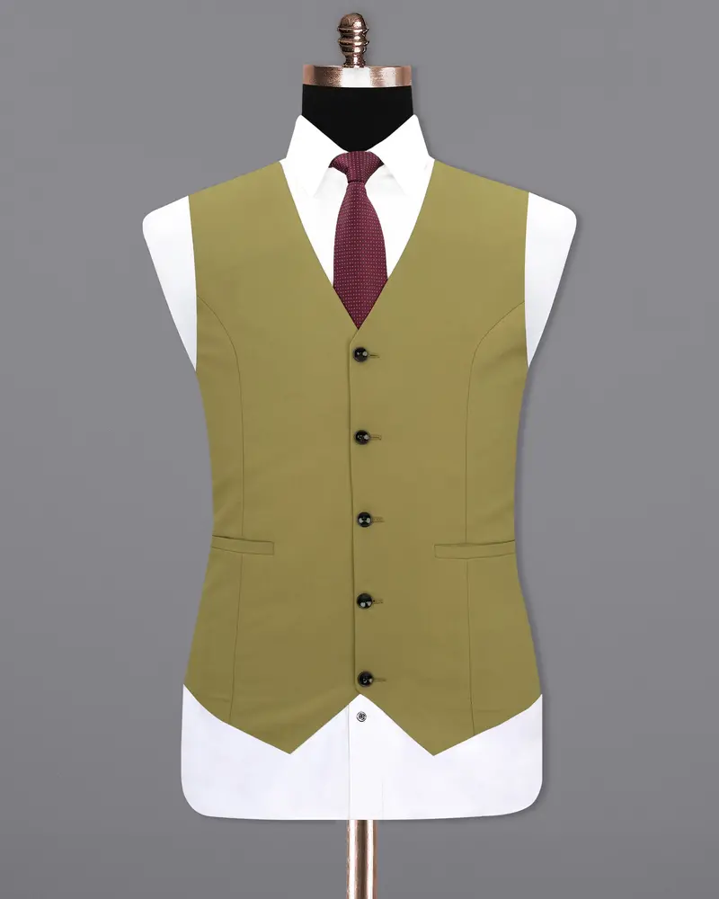 Limed Oak Solid Sports Waistcoat 2