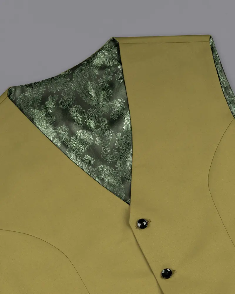 Limed Oak Solid Sports Waistcoat 4