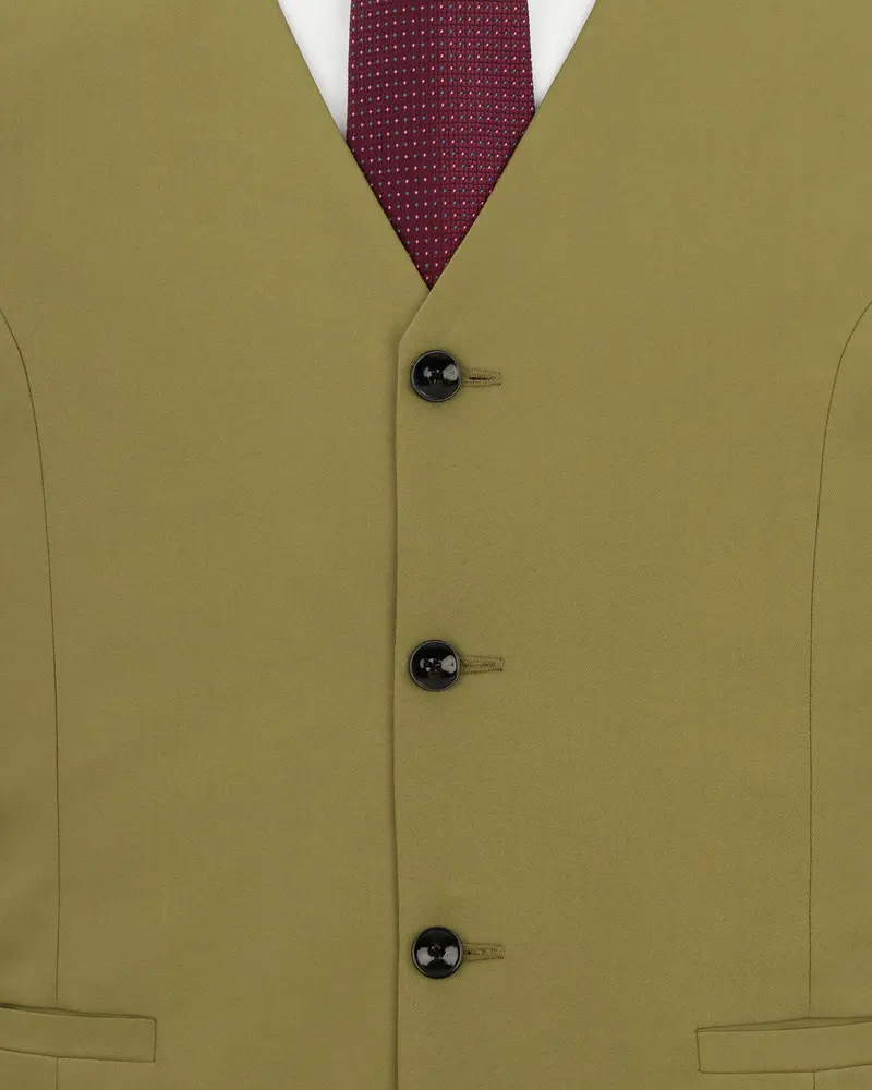 Limed Oak Solid Sports Waistcoat 5