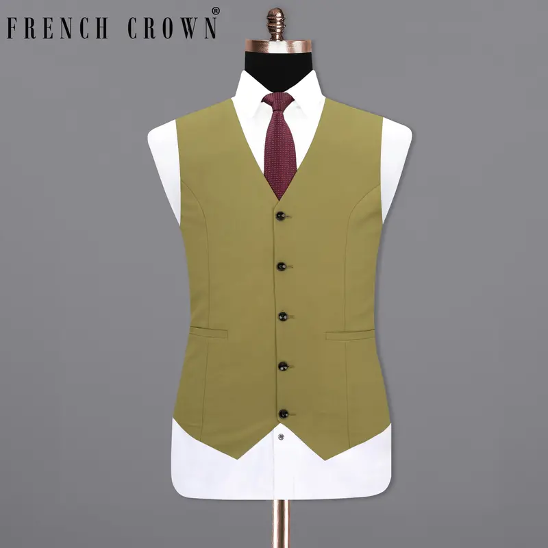 Limed Oak Solid Sports Waistcoat 7