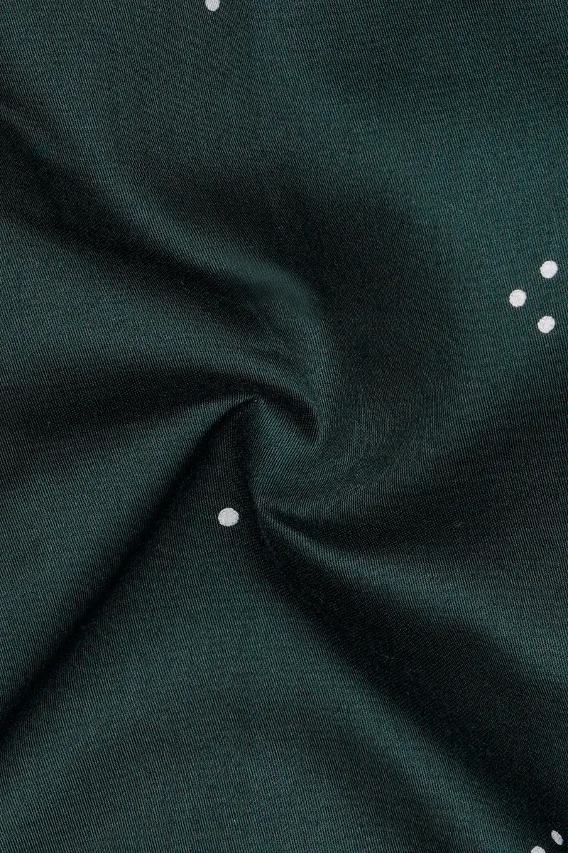Limed Spruce Green Dots Super Soft Premium Cotton Shirt 3