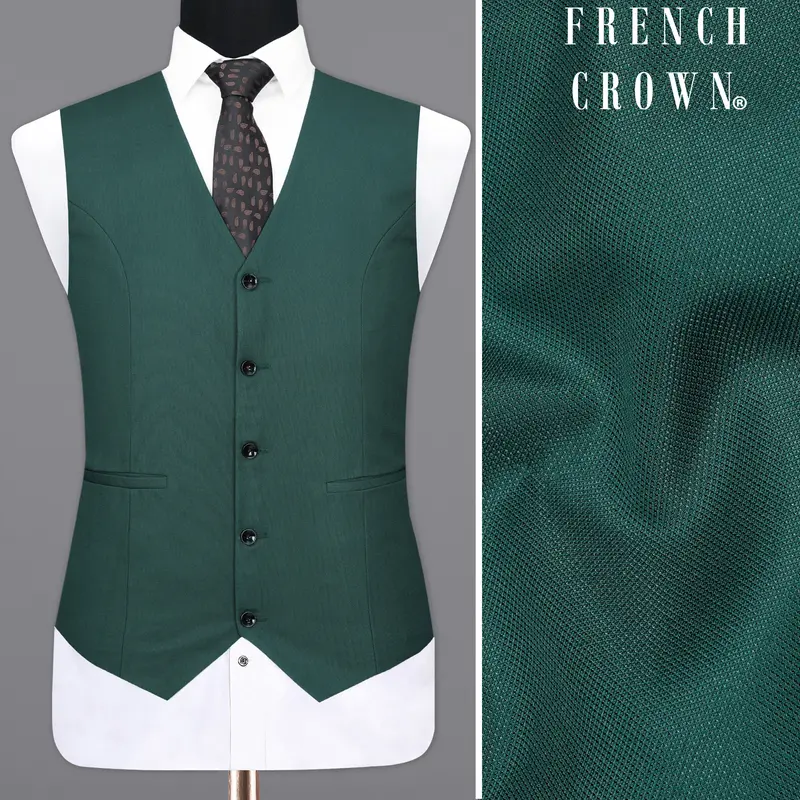 Limed Spruce Green Waistcoat 1
