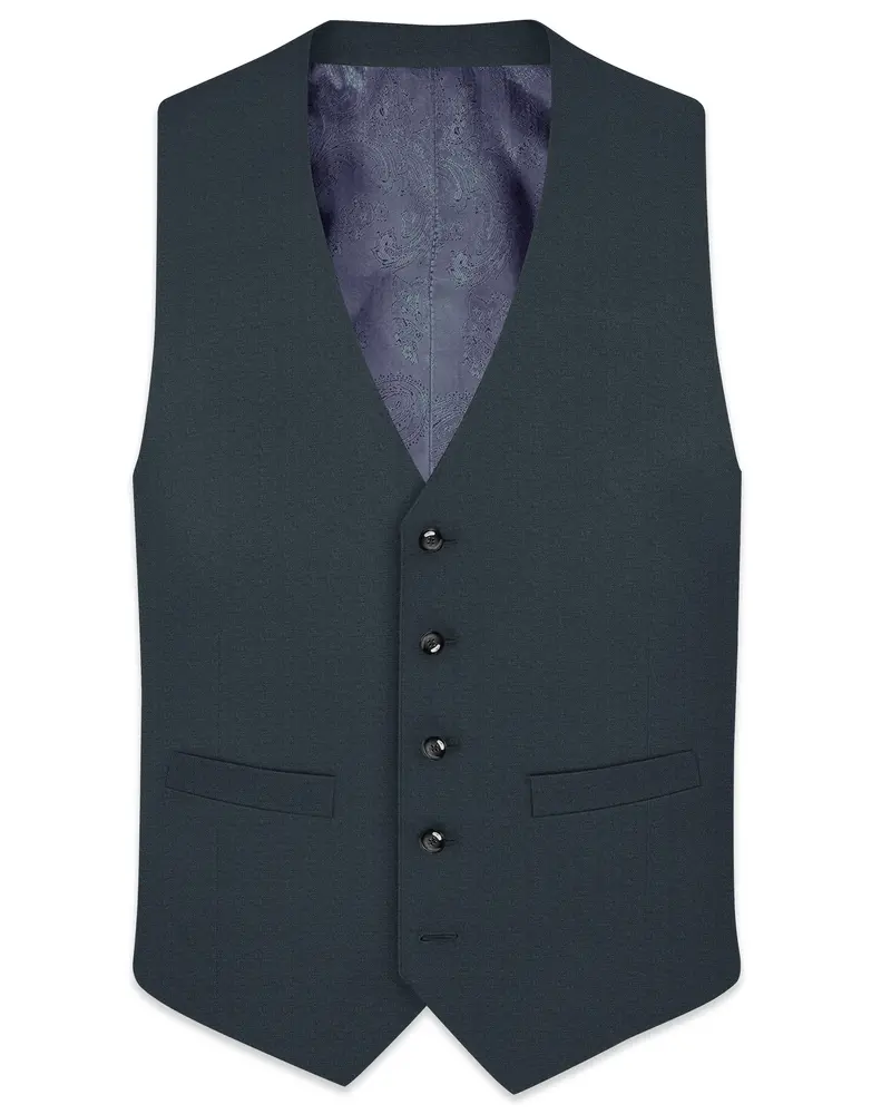 Limed Spruce Grey Textured Waistcoat 1
