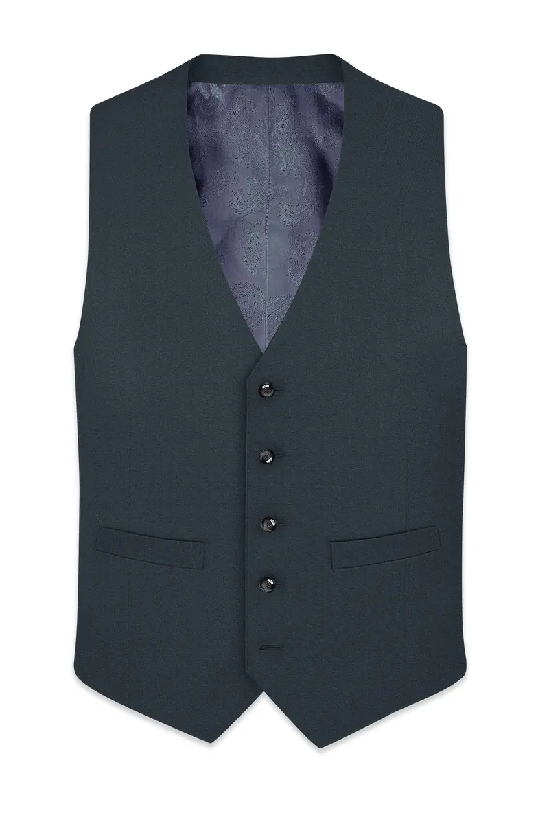 Limed Spruce Grey Textured Waistcoat 2
