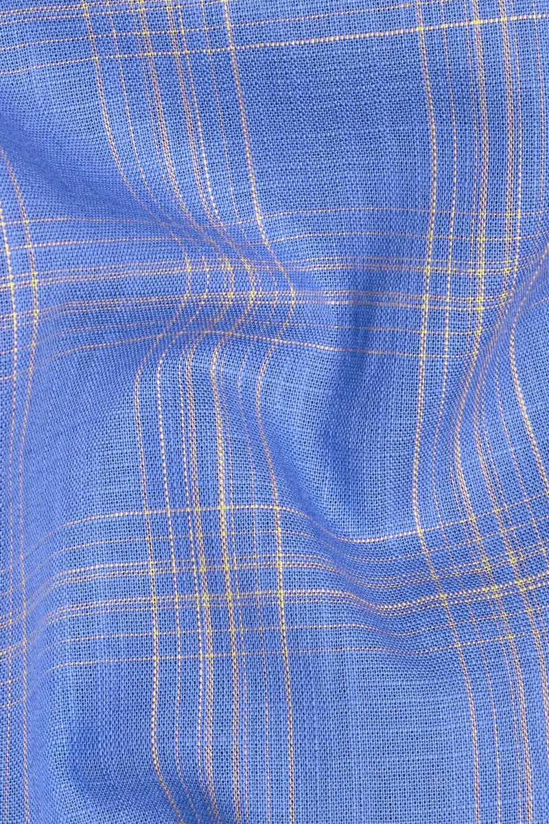 Linen Scrampi Checkered Shirt 3