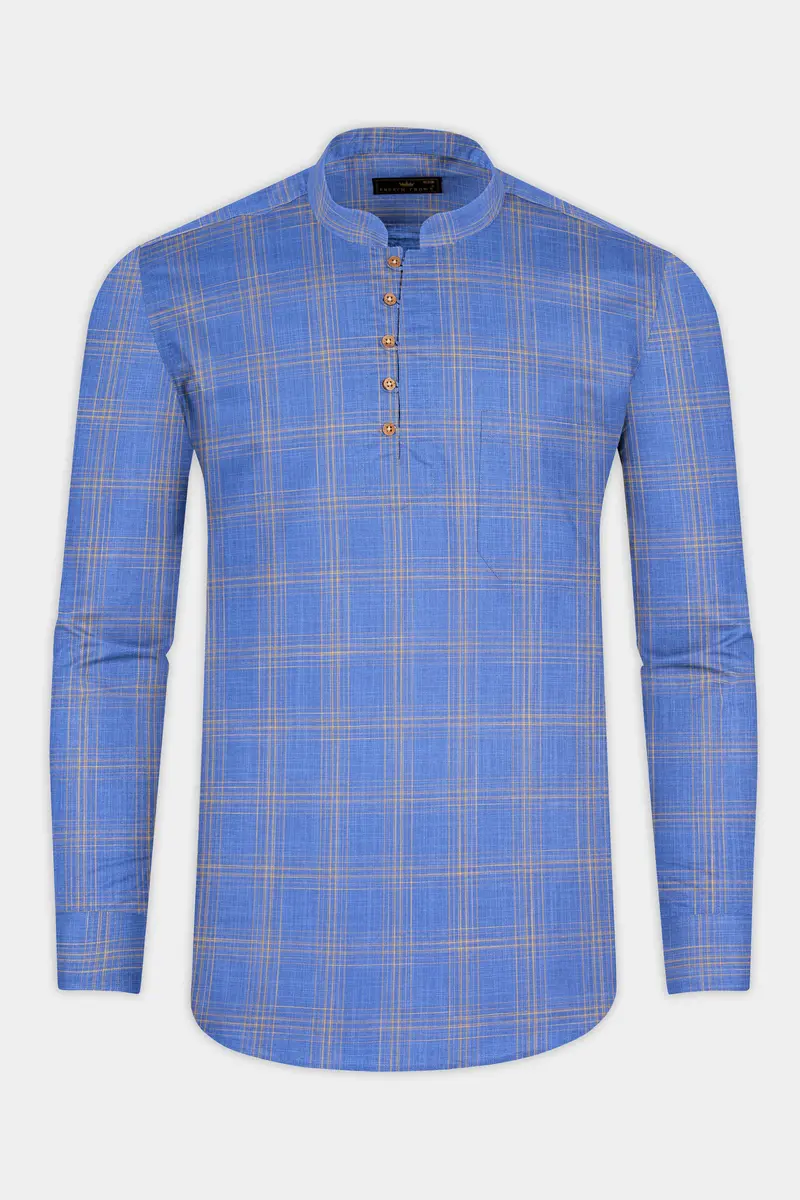 Linen Scrampi Checkered Shirt 5
