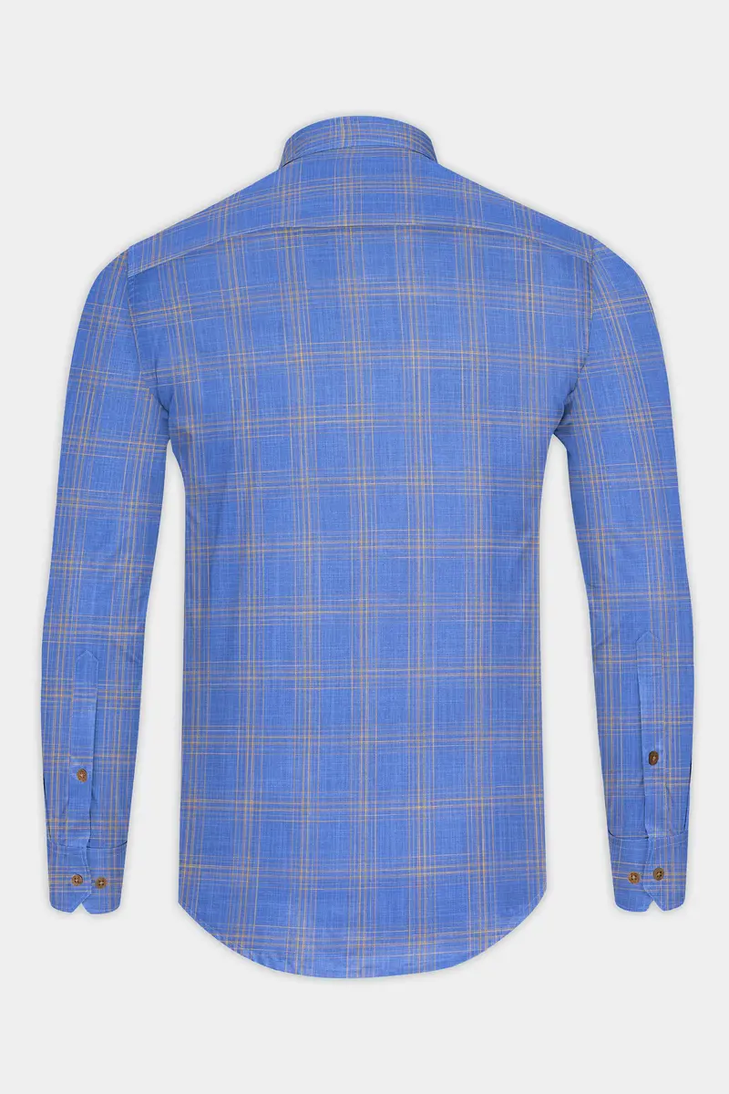 Linen Scrampi Checkered Shirt 6
