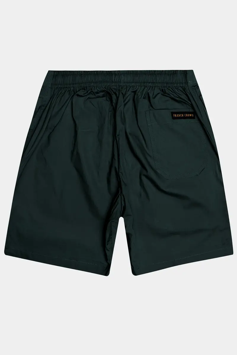 Lirien-Celtic Green Solid Premium Cotton Shorts 6
