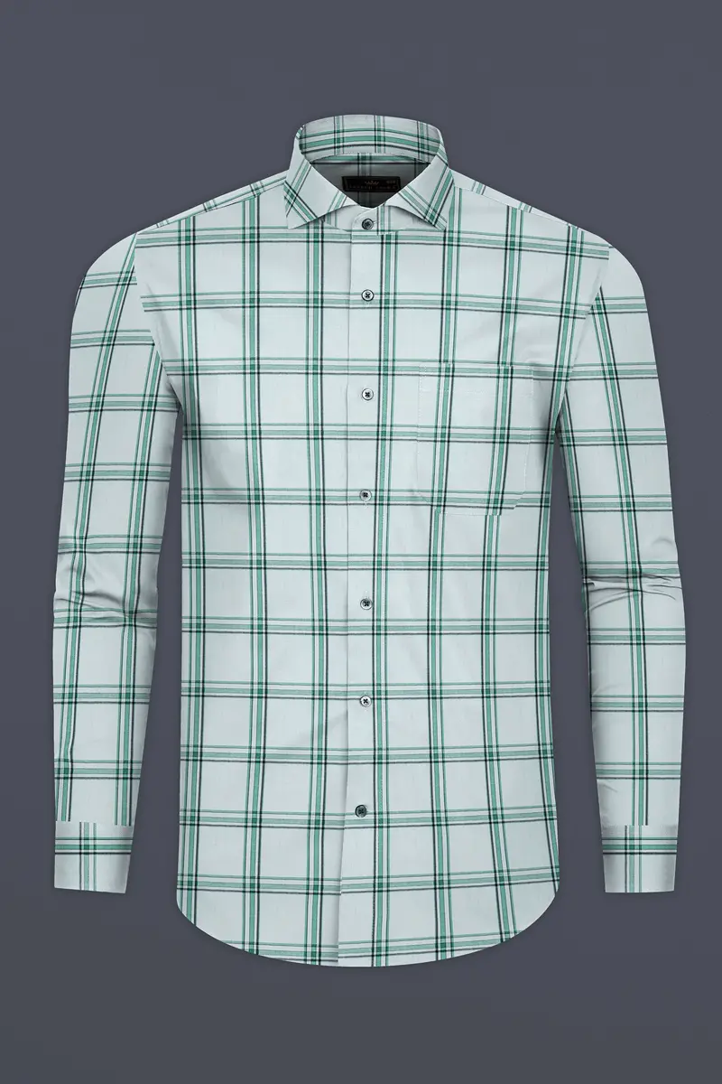 Loblolly Twill Windowpane Premium Cotton Shirt 4