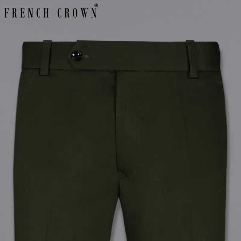 Log Cabin Green Premium Cotton Pant 1