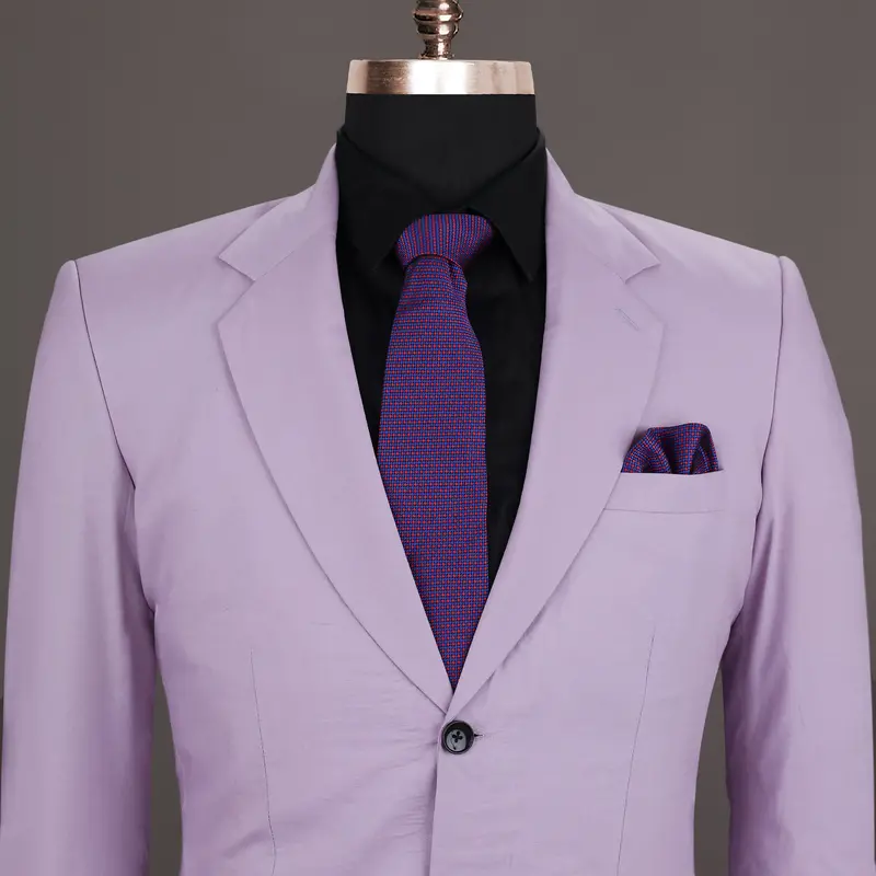 London Hue Lilac Premium Cotton Blazer 1
