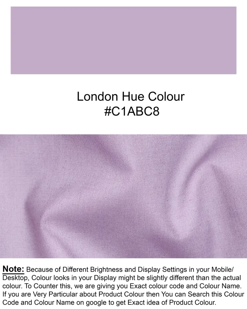 London Hue Lilac Premium Cotton Blazer 12