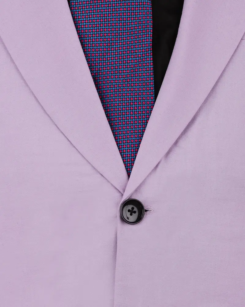 London Hue Lilac Premium Cotton Blazer 4