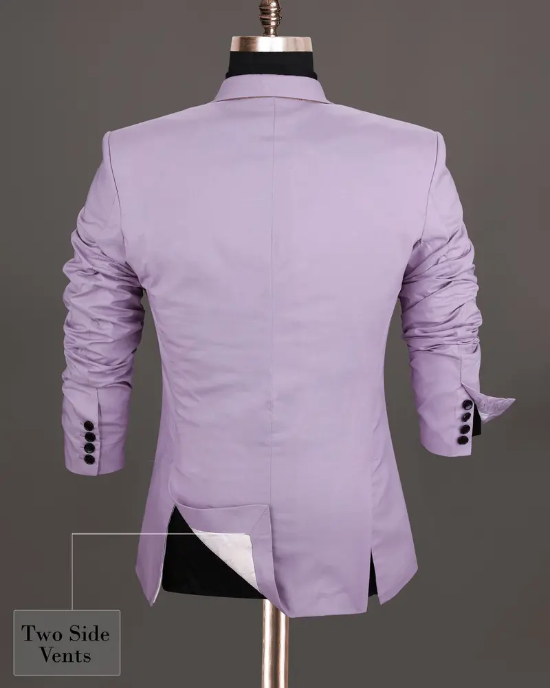 London Hue Lilac Premium Cotton Blazer 9
