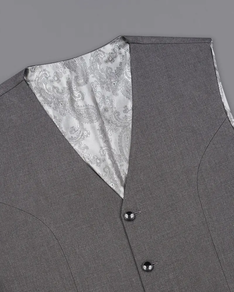 Lridium Grey Double Breasted Suit 17