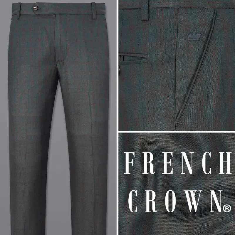 Lridium With Emperor Plaid Pant 1