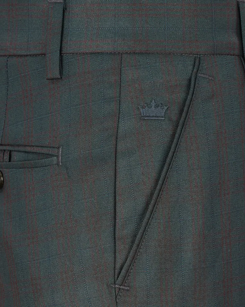 Lridium With Emperor Plaid Pant 5