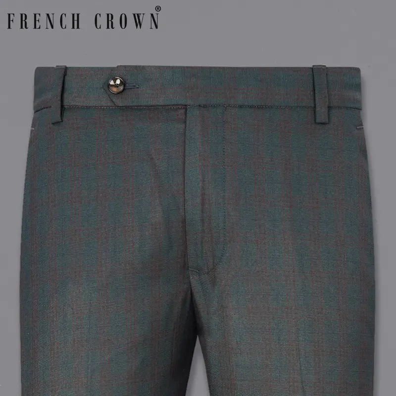 Lridium With Emperor Plaid Pant 6