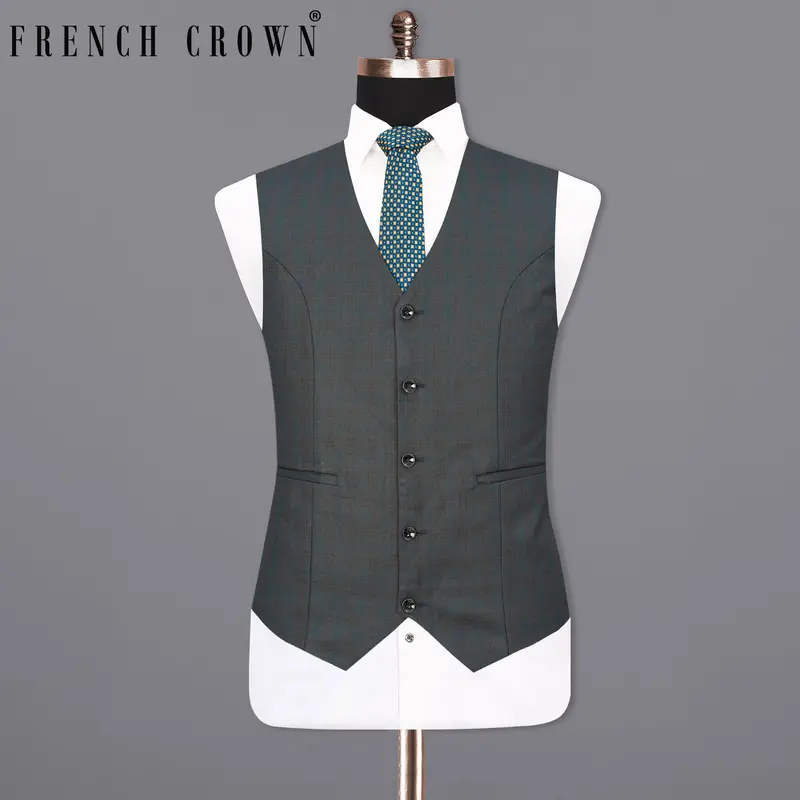 Lridium With Emperor Plaid Waistcoat 7