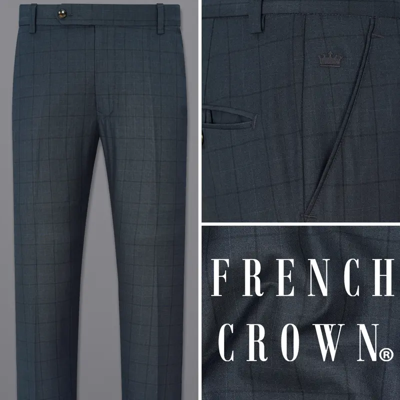 Lridium With Mirage Plaid Pant 1