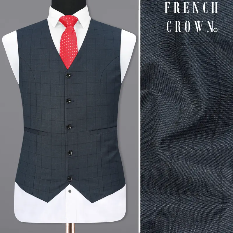 Lridium With Mirage Plaid Waistcoat 1