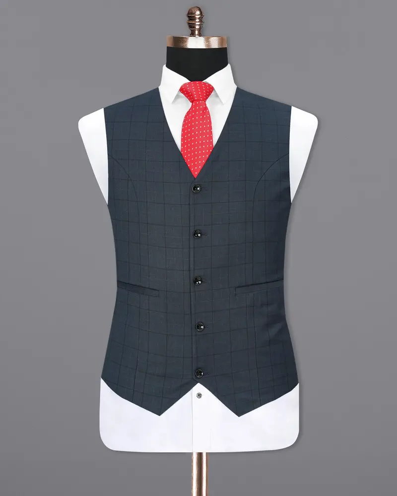 Lridium With Mirage Plaid Waistcoat 2