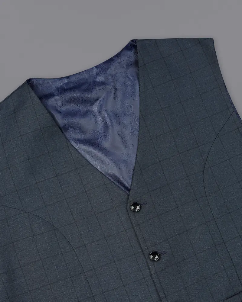 Lridium With Mirage Plaid Waistcoat 4
