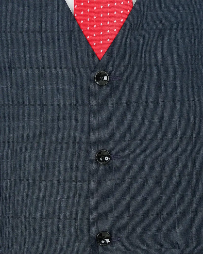 Lridium With Mirage Plaid Waistcoat 5