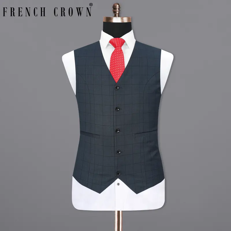 Lridium With Mirage Plaid Waistcoat 7