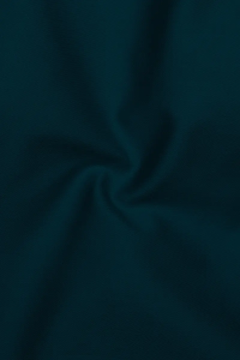 Luminor-Firefly Blue Subtle Sheen Super Soft Premium Cotton Dress Shirt 3