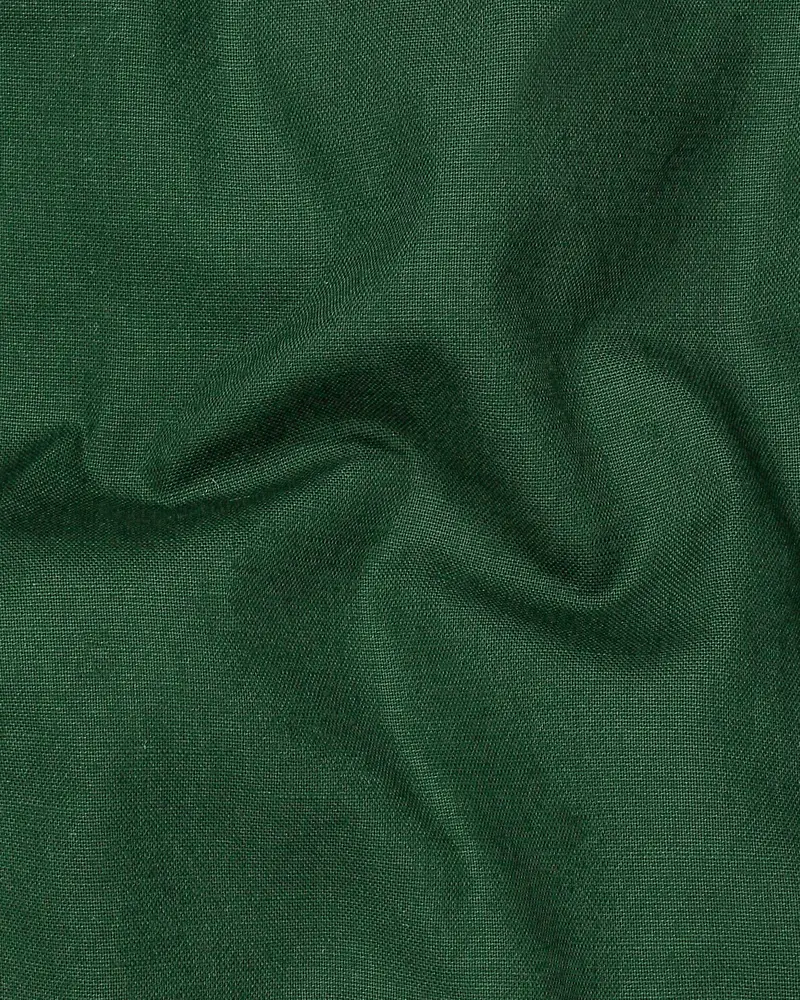 Lunar Green Luxurious Linen Waistcoat 3