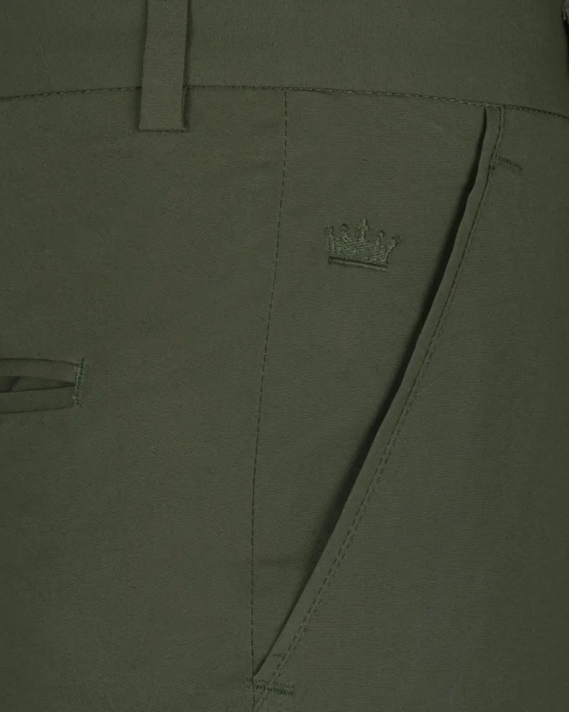 Lunar Green Premium Cotton Pant 5