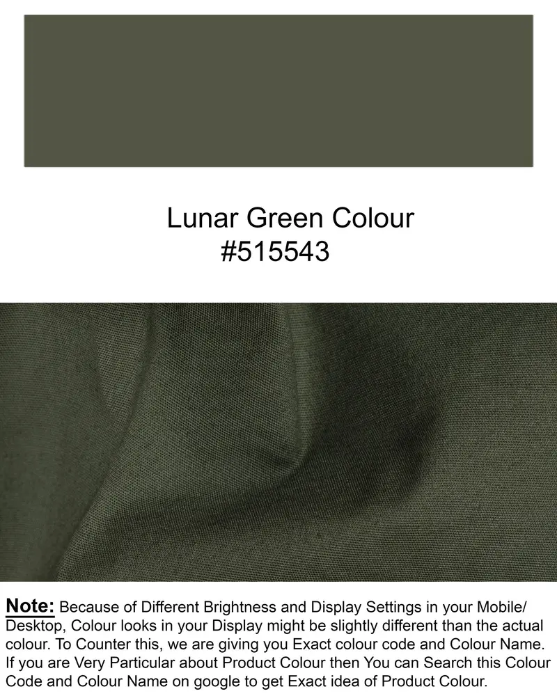 Lunar Green Premium Cotton Pant 7