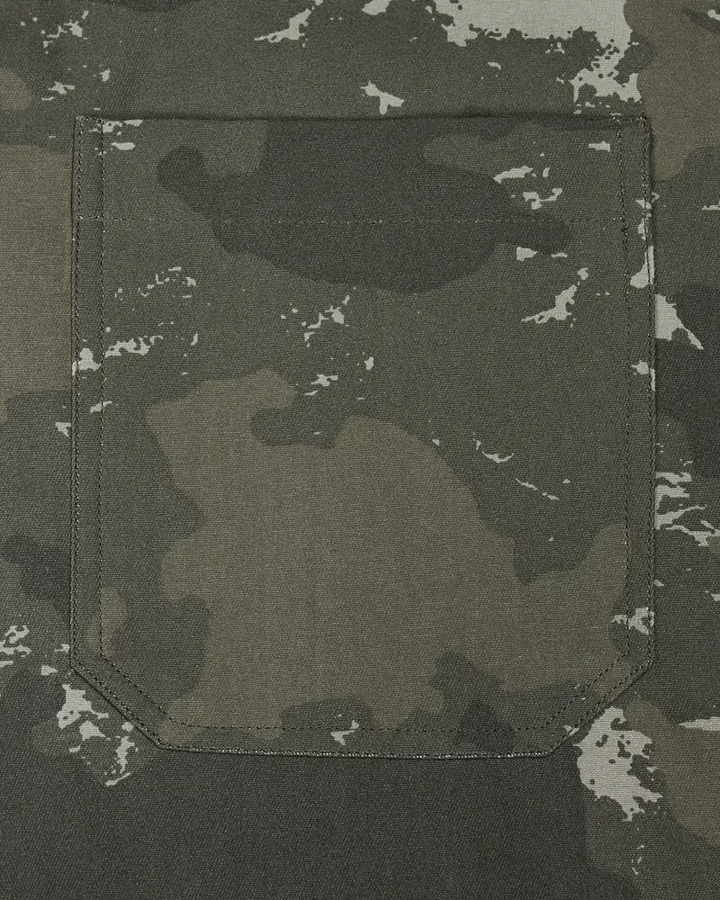 Lunar With Flintt Green And Nebula White Camouflage Royal Oxford Overshirt/Shacket 4