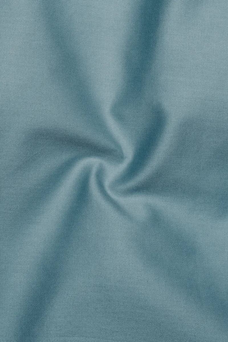 Lustraro-Cadet Green Subtle Sheen Super Soft Premium Cotton Tuxedo Dress Shirt 3
