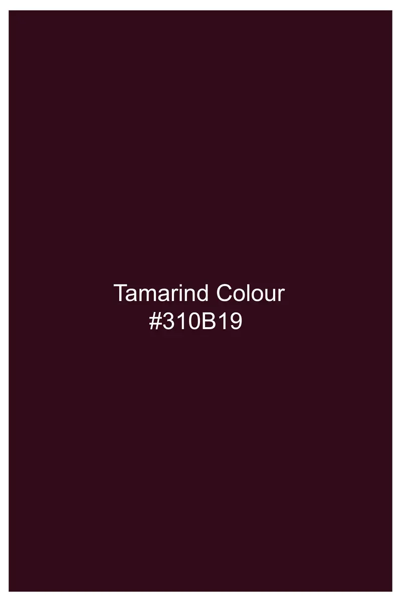 Lustravo-Tamarind Maroon Subtle Sheen Super Soft Premium Cotton Dress Shirt 7