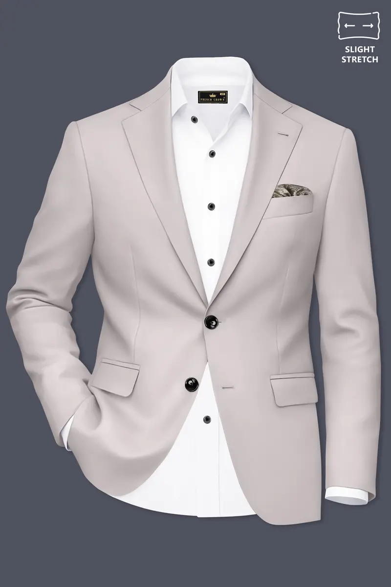 Lustre-Cloud Pink Slight Stretch Subtle Sheen Poly-Viscose Single Breasted Suit 10