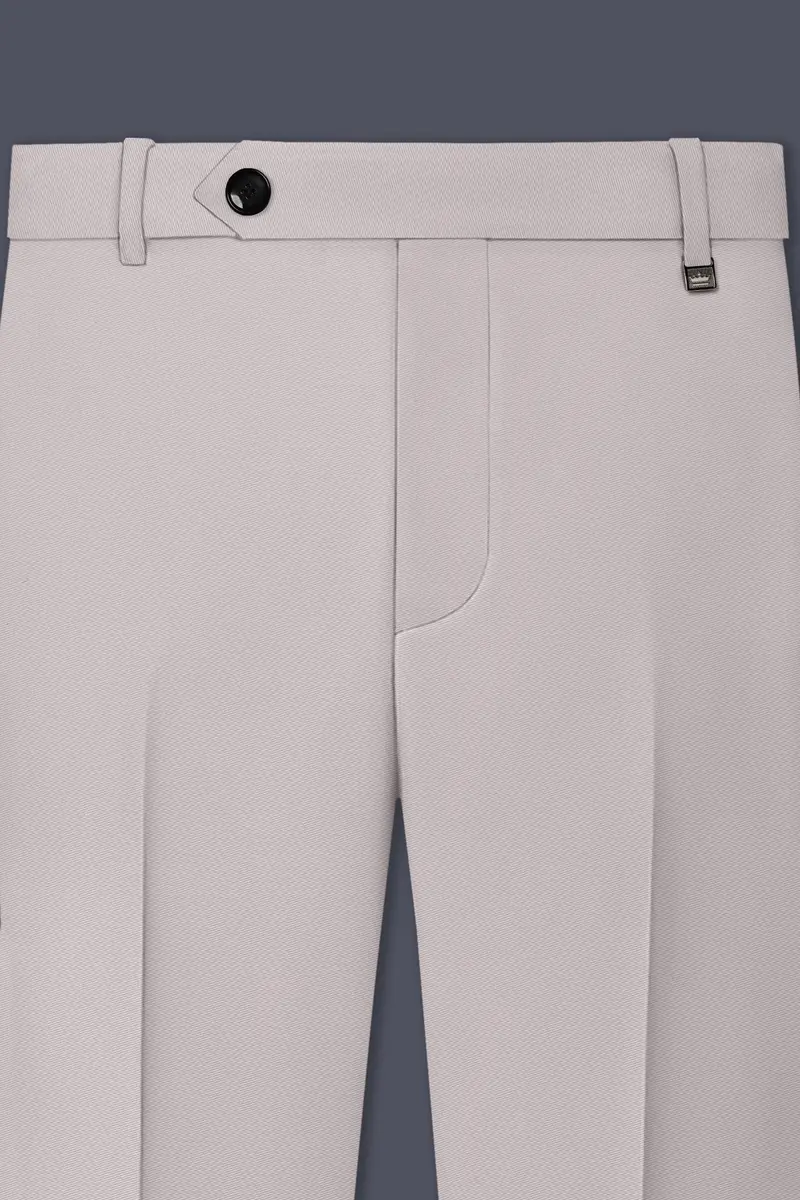 Lustre-Cloud Pink Slight Stretch Subtle Sheen Poly-Viscose Single Breasted Suit 12
