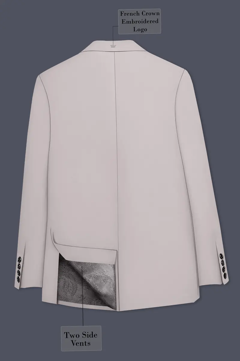 Lustre-Cloud Pink Slight Stretch Subtle Sheen Poly-Viscose Single Breasted Suit 9