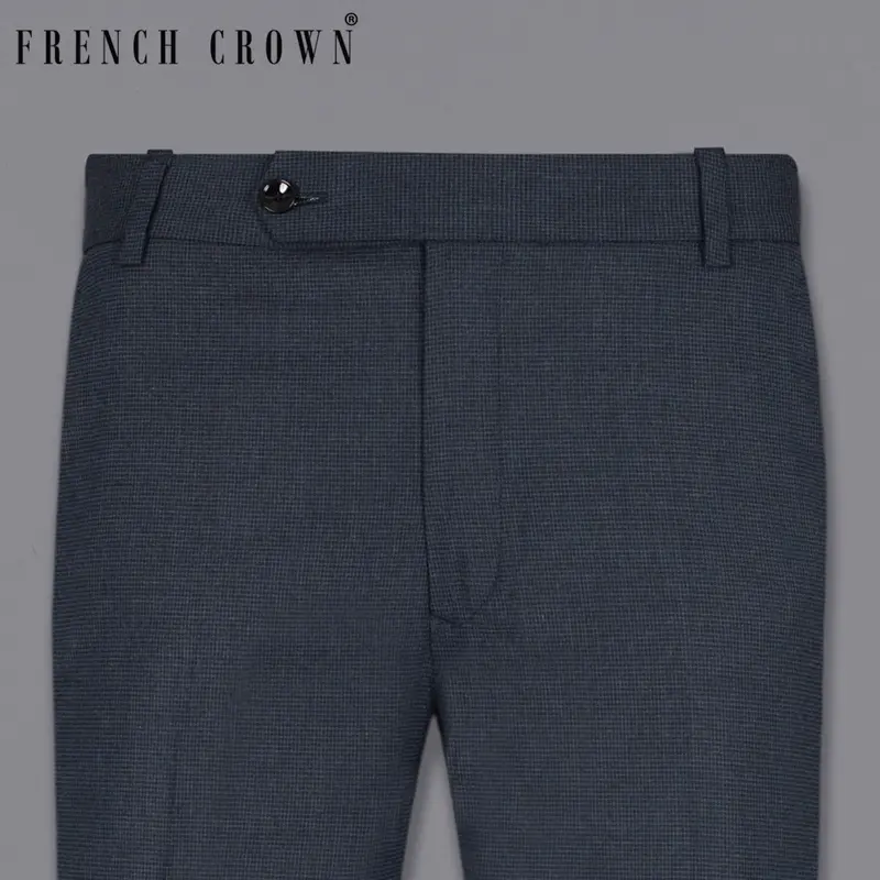Maco Grey Wool Rich Pant 1