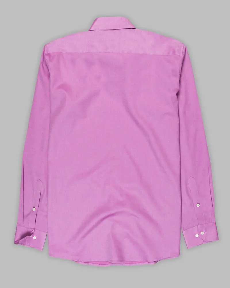 Magenta Slight Sheen Premium Cotton Shirt 6