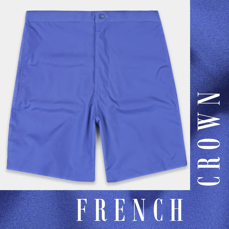 Maguerite Blue Premium Cotton Shorts 1