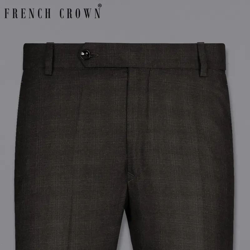 Maine Grey Woolrich Subtle Plaid Pant 1