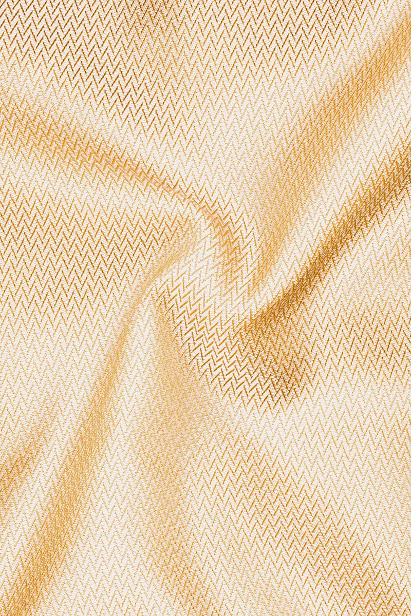 Maize Chevron Textured Cross Placket Bandhgala Designer Blazer 3