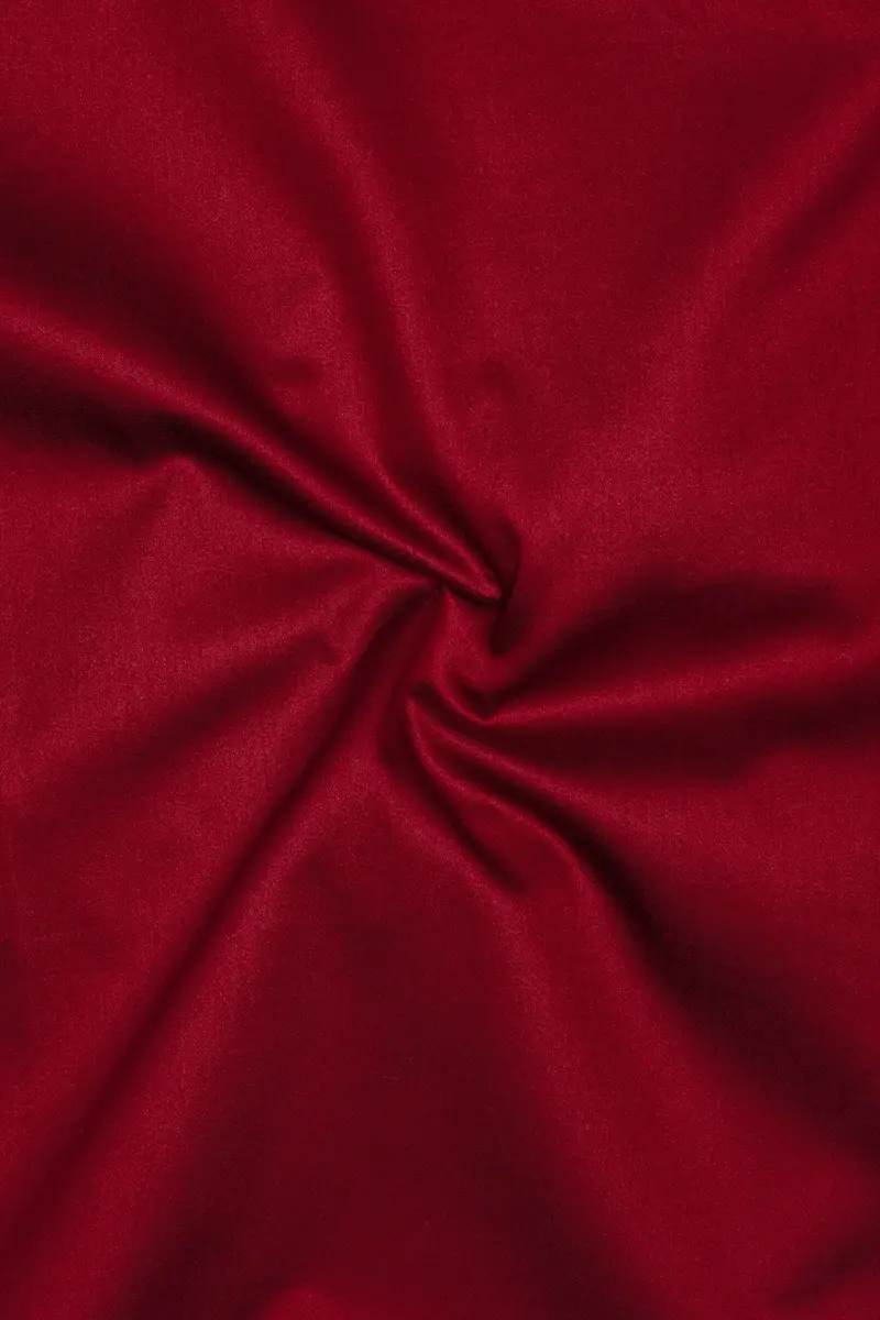 Majestic Ruby-Venetian Red Solid Subtle Sheen Super Soft Premium Cotton Cut Away Collar Dress Shirt 3