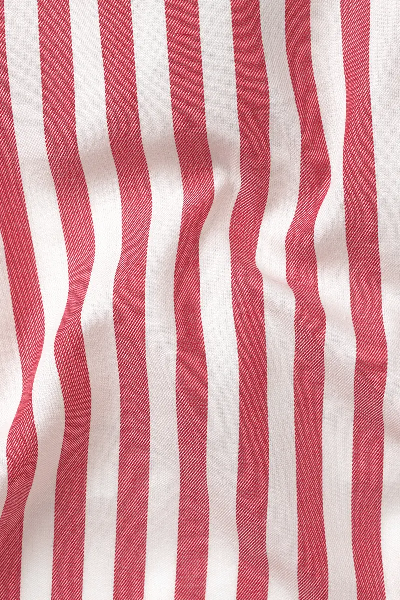Mandy Pink With White Striped Dobby Shirt 2