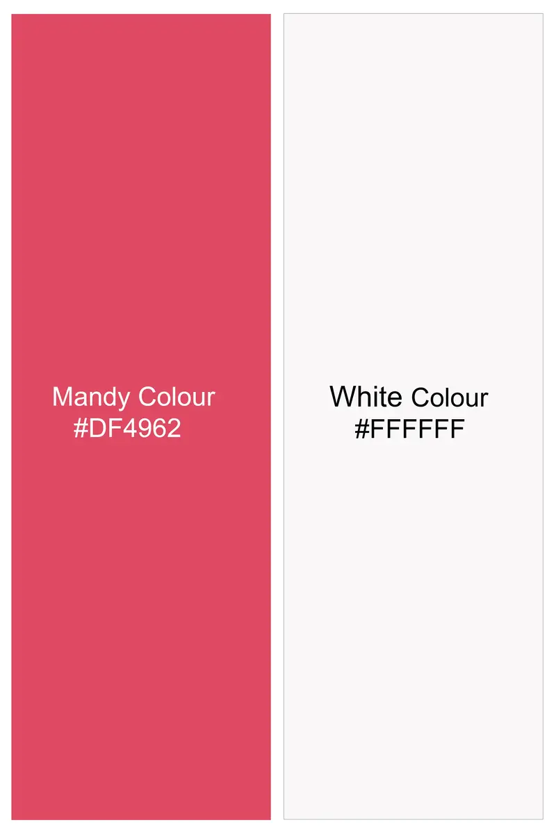 Mandy Pink With White Striped Dobby Shirt 8