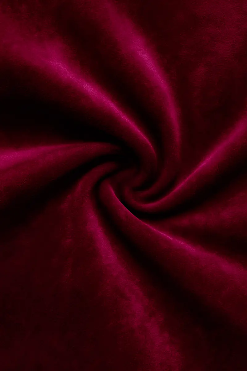 Marcrest-Bulgarian Maroon Velvet Stretchable Waistband Pant 3